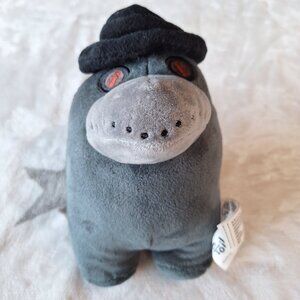 Toikido Among‎ Us Black Top Hat Plague Doctor Crow Crewmate 7" Tall Plush Toy